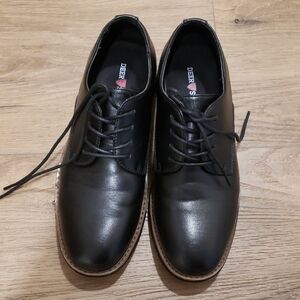Black Leather Lace-Up Boy’s Dress Shoes